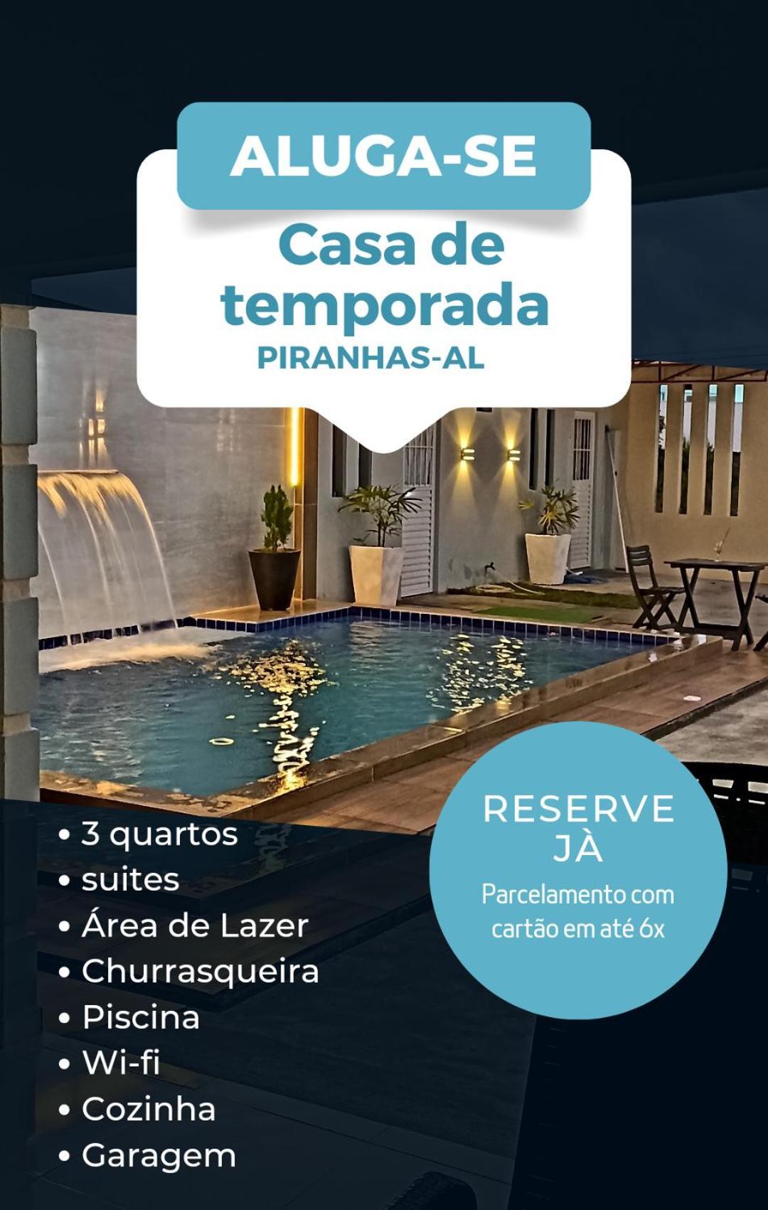 Casa Jardim Para Temporada Em Piranhas-Alagoas Esterno foto
