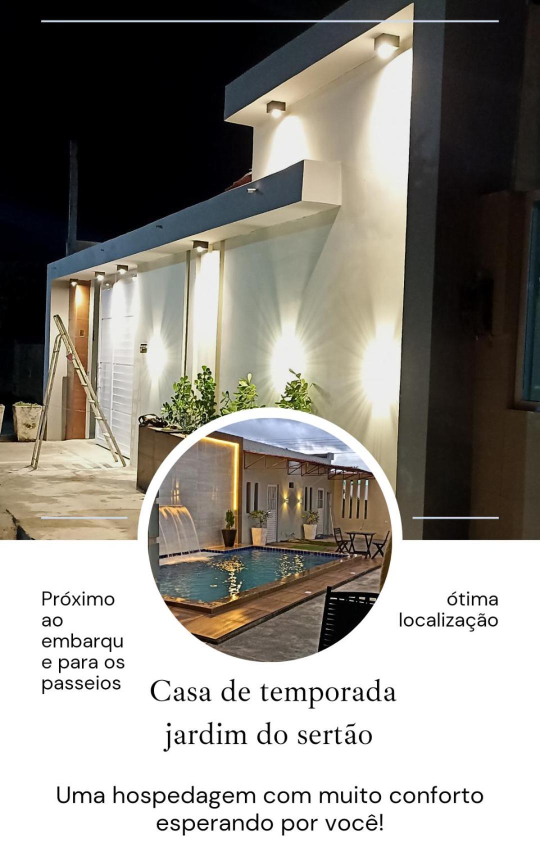 Casa Jardim Para Temporada Em Piranhas-Alagoas Esterno foto